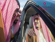 صورة من حديث الملك سلمان لعضديه فور وصوله الرياض تجتذب المغردين