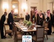 فيديو وصور: ترامب يكسر البروتوكول ويستضيف الأمير محمد بن سلمان على مأدبة الغداء
