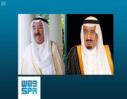 خادم الحرمين الشريفين يتلقى اتصالاً هاتفياً من أمير دولة الكويت