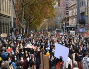 مظاهرات بمدن أوروبية وآسيوية دعماً للاحتجاجات الأمريكية