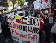 تظاهرات بالولايات المتحدة تناشد بايدن بالتوقف عن دعم إسرائيل .. التفاصيل هنا !!