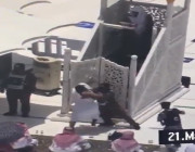 شرطة الحرم المكي تقبض على شخص حاول الصعود على منبر الحرم