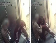 فيديو عملية سرقة مسلحة داخل مصعد