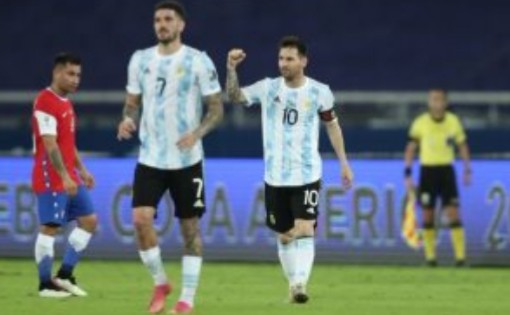الأرجنتين تتعادل مع التشيلي .. التفاصيل هنا !!
