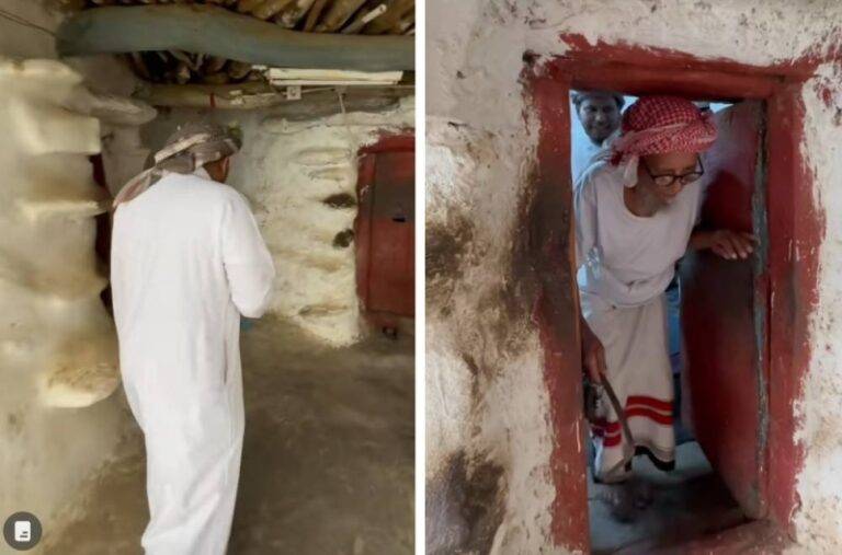 بالفيديو سعودي عمره أكثر من 100 عام ولم يتزوج ويعيش وحيدا في جبال